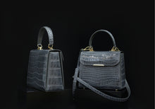 Load image into Gallery viewer, HANDBAG FLORA - Crocodile skin