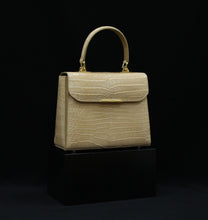 Load image into Gallery viewer, HANDBAG FLORA - Crocodile skin