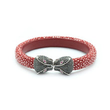Load image into Gallery viewer, Flat bracelet, small tiger head

