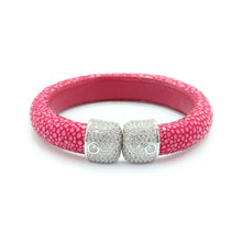 Load image into Gallery viewer, Stingray bracelets Silver plated brass bracelet Stick to CZ
