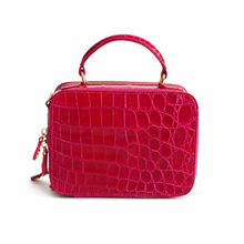Load image into Gallery viewer, HB0992 - Genuine Crocodile Leather Box Bag (Preorder 10-14days)
