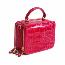 Load image into Gallery viewer, HB0992 - Genuine Crocodile Leather Box Bag (Preorder 10-14days)
